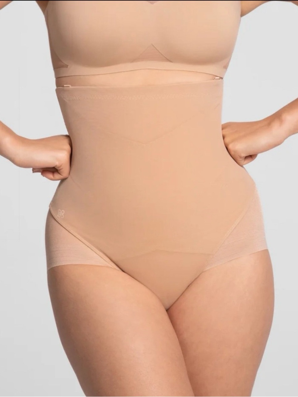 HONEYLOVE SCULPTWEAR SUPERPOWER BRIEF, SIZE 1X (14-16), SAND, NWT.